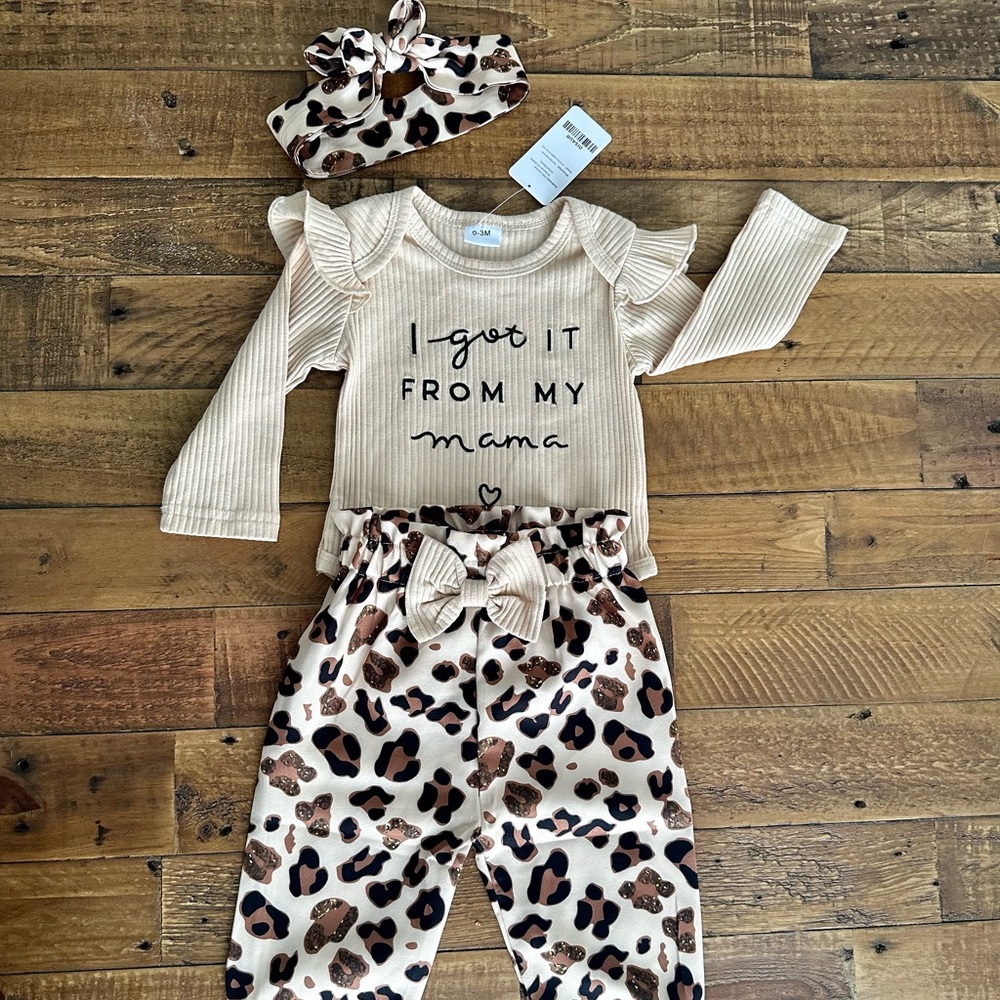 Leopard Print 3-Piece Set